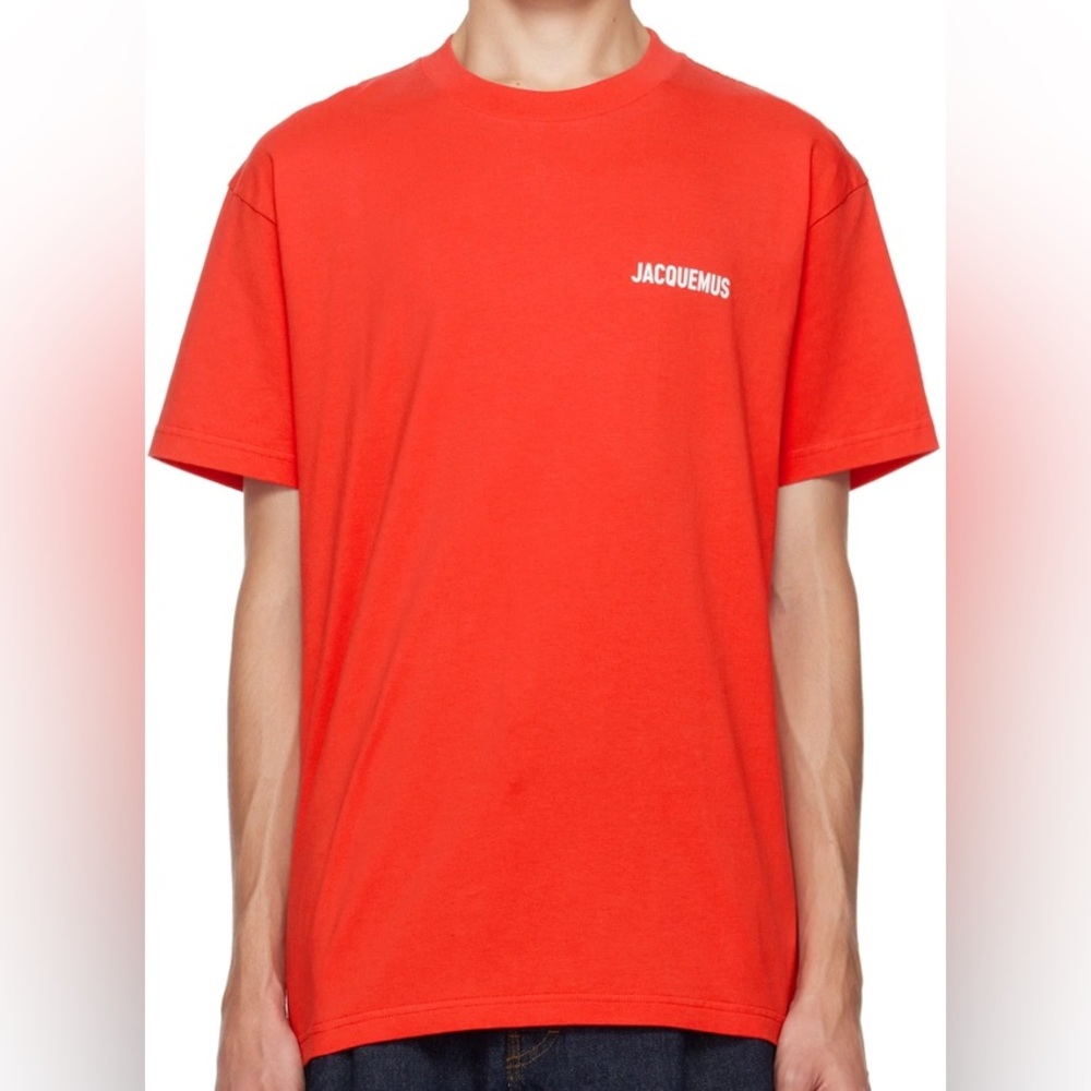 Jacquemus Red Le Papier 'Le T-Shirt Jacquemus' T-Shirt